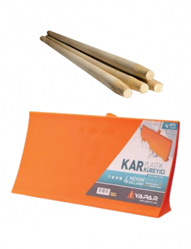 Yapar Plastik Kar Küreyici Saplı
